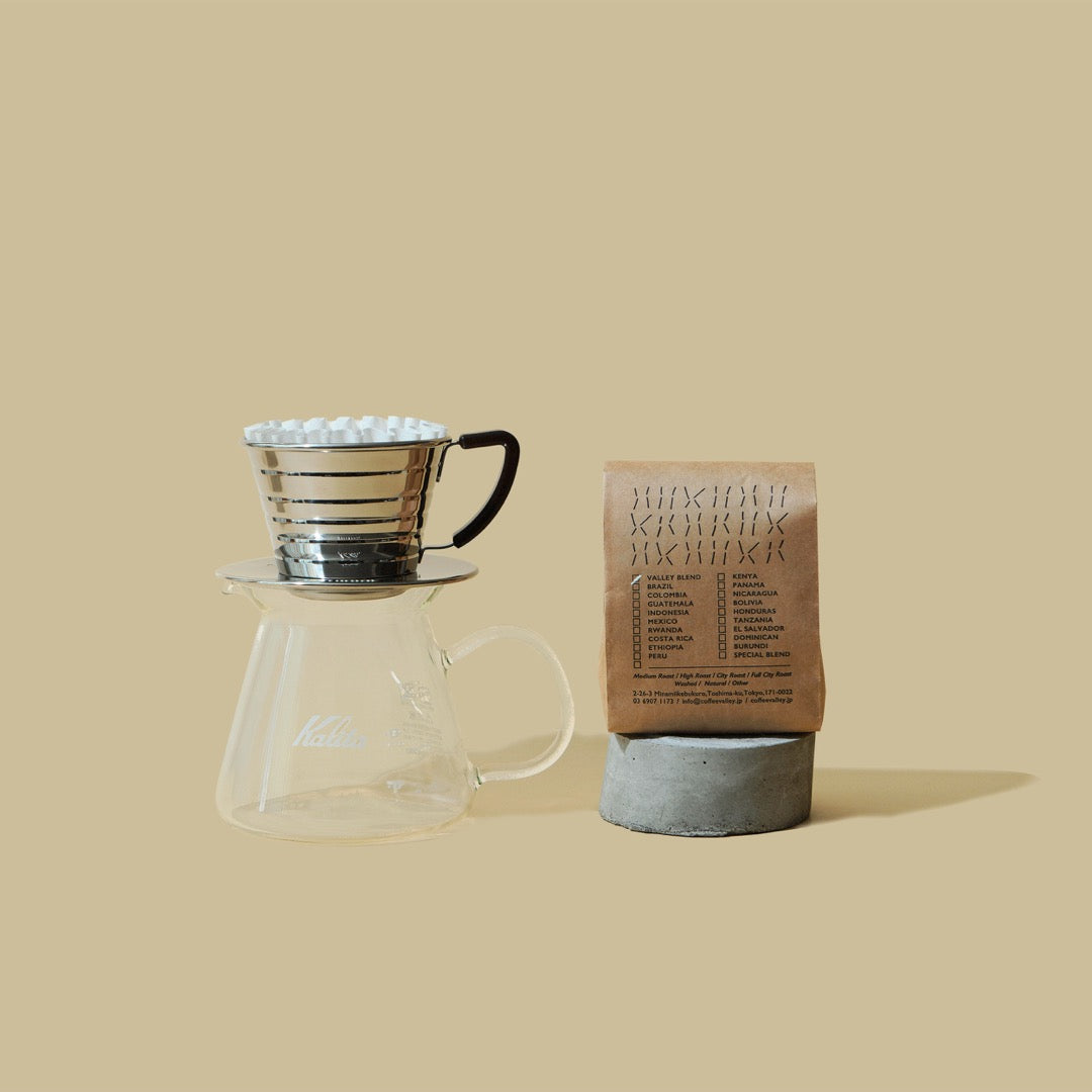 【オンライン限定】 Kalita Drip 155 set *コーヒー豆付