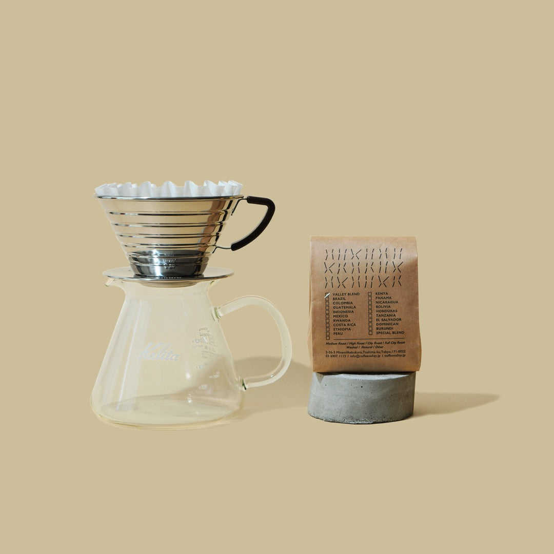 【オンライン限定】 Kalita Drip 185 set *コーヒー豆付